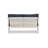 Delaine 56.5'' Wide Straight Powder Coated Aluminum Loveseat with Cushions-70110002-70110009