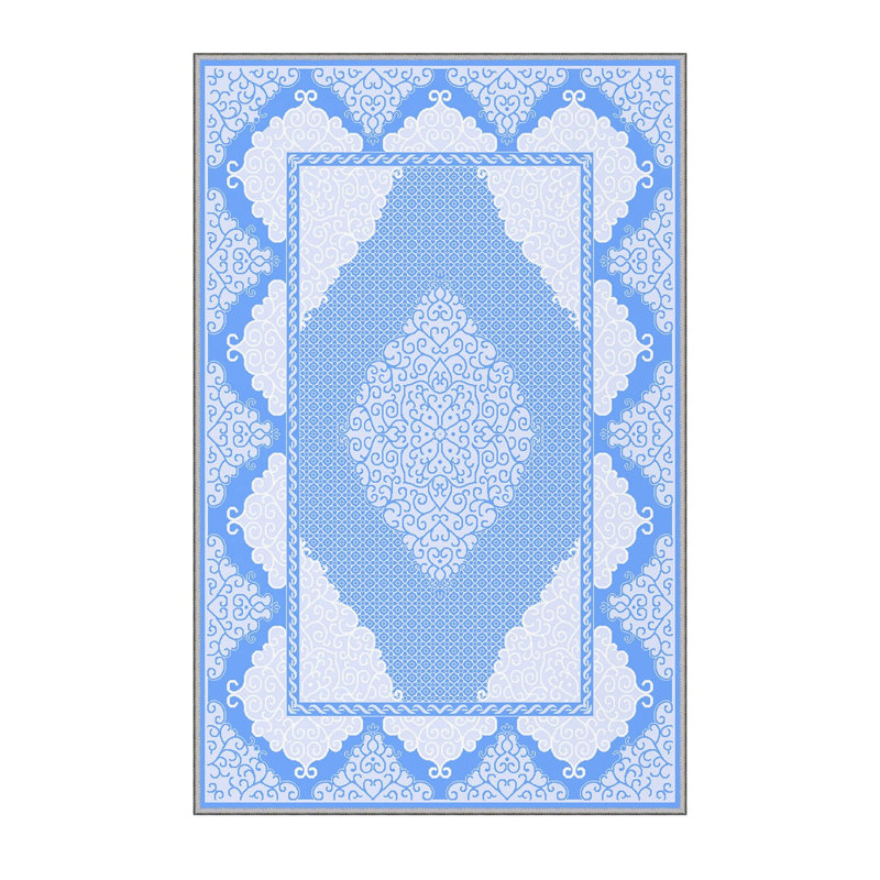 Premium Hall Carpet, 100% Polyester, 39.4 x 59.1 inches | 8 mm Pile Height, 650 g/m² | Antibacterial, Non-Slip PVC Felt Dot Underside, Machine Washable | 3D Digital Print, Durable & Stylish for Home Decor