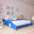 87'' Full Size Race Car-Shaped Platform Bed With Wheels-707284651