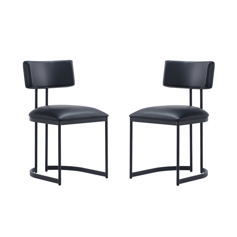 Chaise d'appoint Juno, Noir