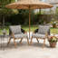 Chaise de patio avec coussins-91165820