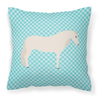 Coussin décoratif extérieur carré à contrôle cheval