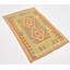 Tapis en laine rouge 2 pi 8 po x 4 pi 2 po one-of-kind main-noué la new age Elland