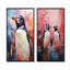 Pingouins antarctiques élégants - ensemble de salon art mural pingouin-620032233-620032148