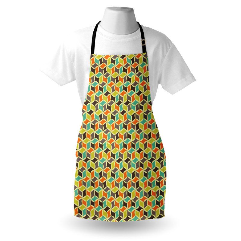 Geometric Bib Apron