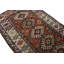 Antique Tribal Caucasian Rustic Geometric Kazak Rug