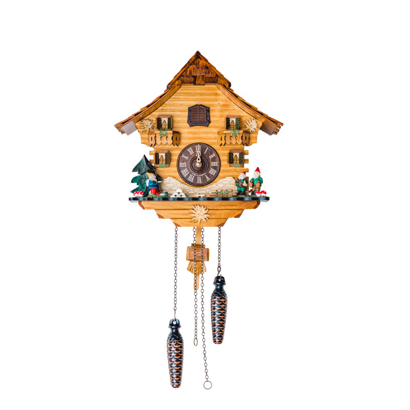 Sessoms Wood Wall Clock