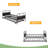 Metal Daybed Platform Bed Frame With Trundle Built-In Casters