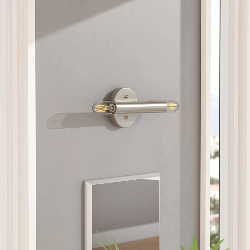 Andelija Candle Wall Light, Brushed Nickel