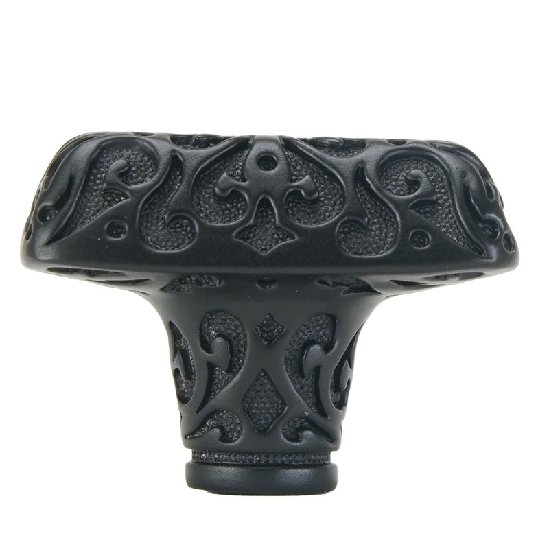 Via Veneto knob, Black