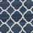Carolene Hand Tufted Wool/Cotton/Latex Geometric Rug in Blue/Ivory-411302286