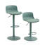 Modern PU Leather Adjustable Counter Height Swivel Barstools(Set Of 2)-344723655