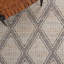 Tapis géométrique tissé à la main Bucknor-1837516520