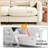 Modular Sectional U Shaped Couch With Ottoman,Soft Chenille Fabric Tufted Cushion Backrest Design,High-Density Foam Ergonomic Design,Elegant Armrests,Easy Install Fits Bedrooms Living Rooms,Beige-919028440