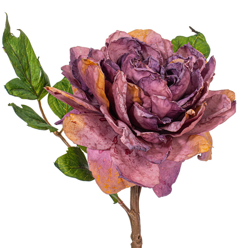 16.5 Peony Stem. Each bag contains three sprays., Purple