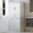 Tall Bathroom Storage Cabinet With 2 Laundry Baskets, Freestanding Linen Cabinet Bathroom Cabinet With Drawer-469117403