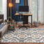 Tapis marocain gris foncé Hegwood-24748801