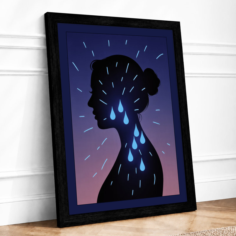 Inner Light Modern - Framed Print, A3 - 42.0 x 29.7 cm, Black