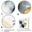 «Landscape of Dark Blue and Gold Strokes III», reproduction d'art sur toile géométrique abstraite-2037941548-2037941551