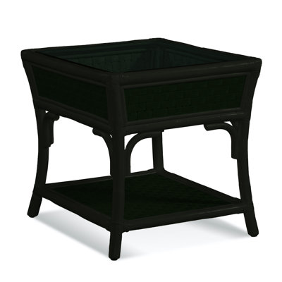 Boca Glass Top End Table