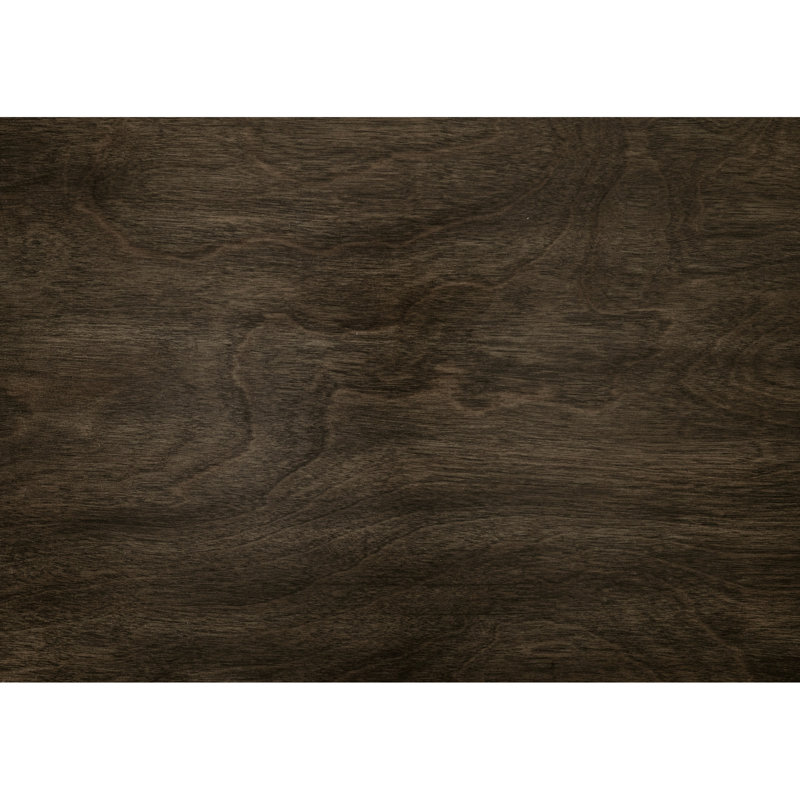 Ensemble repas 5 pièces au design brun anthracite - table carrée et 4 chaises attrayantes
