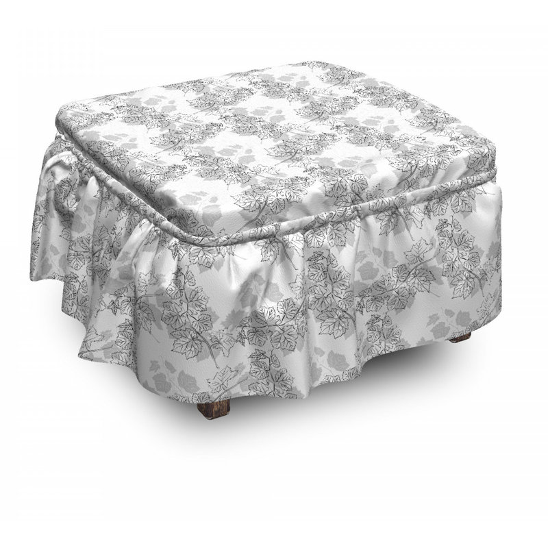 Housse pour repose-pieds à coussins carrés, Motif 5