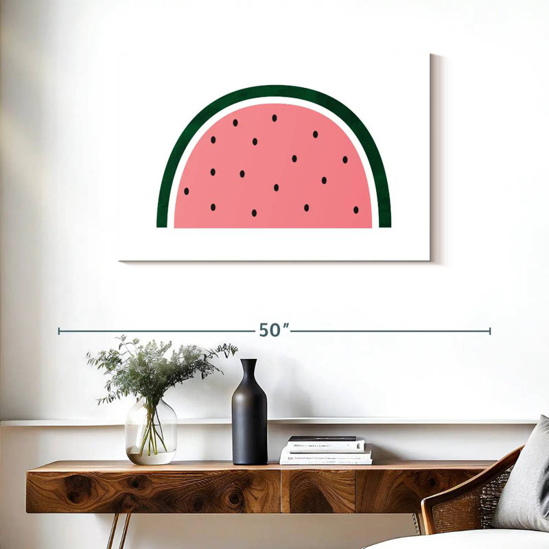 Tranche de melon d'eau I, H 24 po x l 36 po