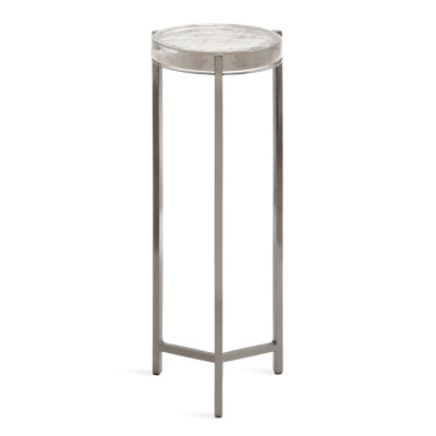 Eveland Round Metal Drink Table