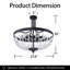 Jiayou Modern 6 - Light Chandelier Dimmable