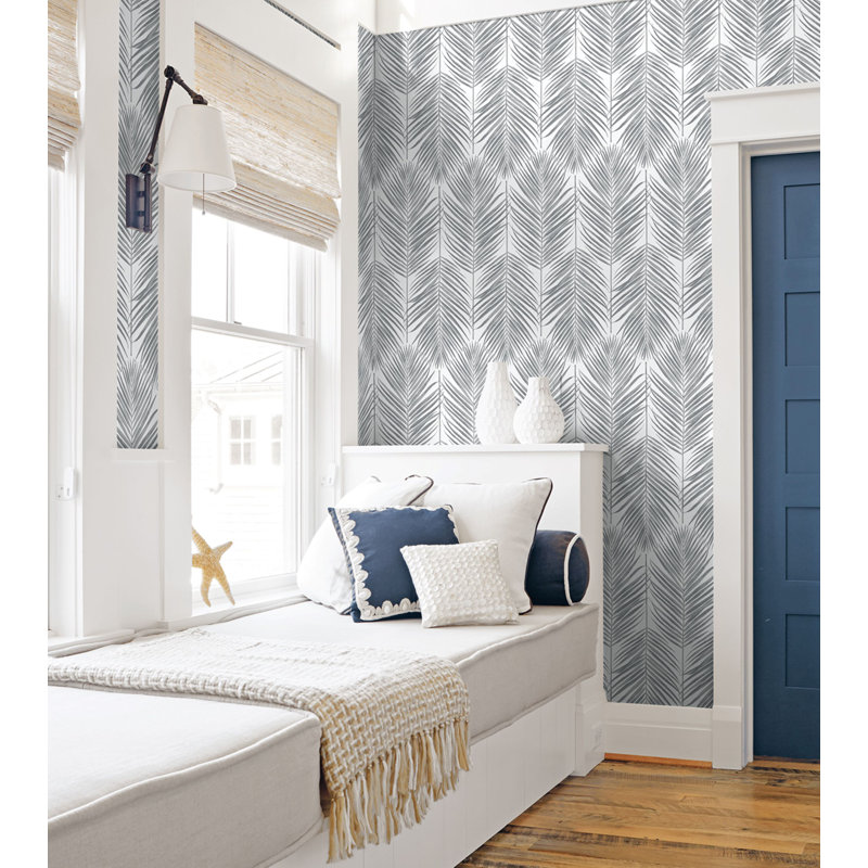 Wyndham 18' L x 20.5" W Wallpaper Roll, 18" L x 20.5" W, Gray