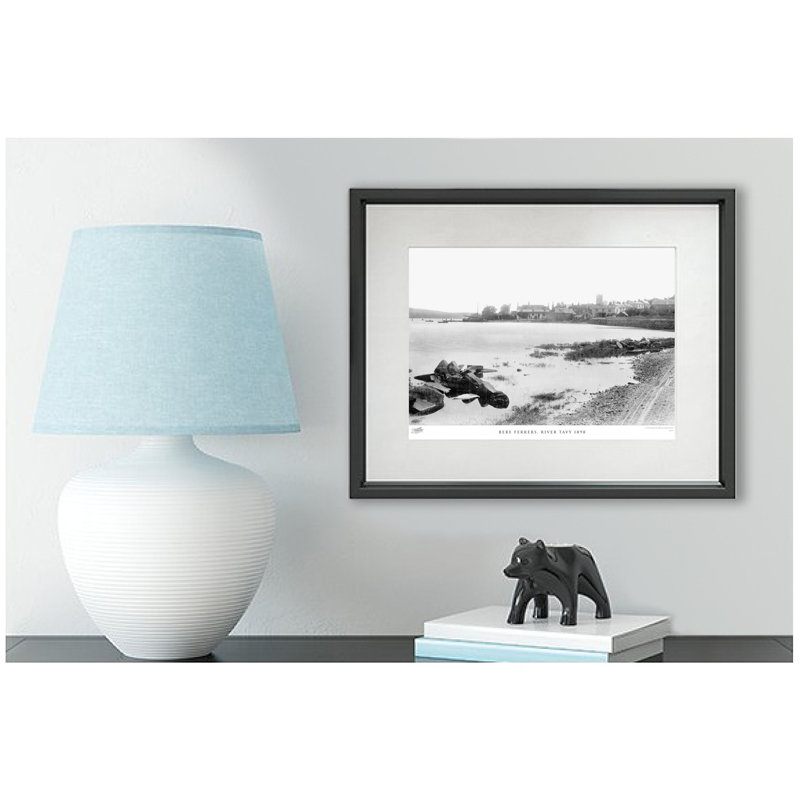 Bere Ferrers, River Tavy 1898 - Single Picture Frame Print, 28cm H x 36cm W x 2.3cm D