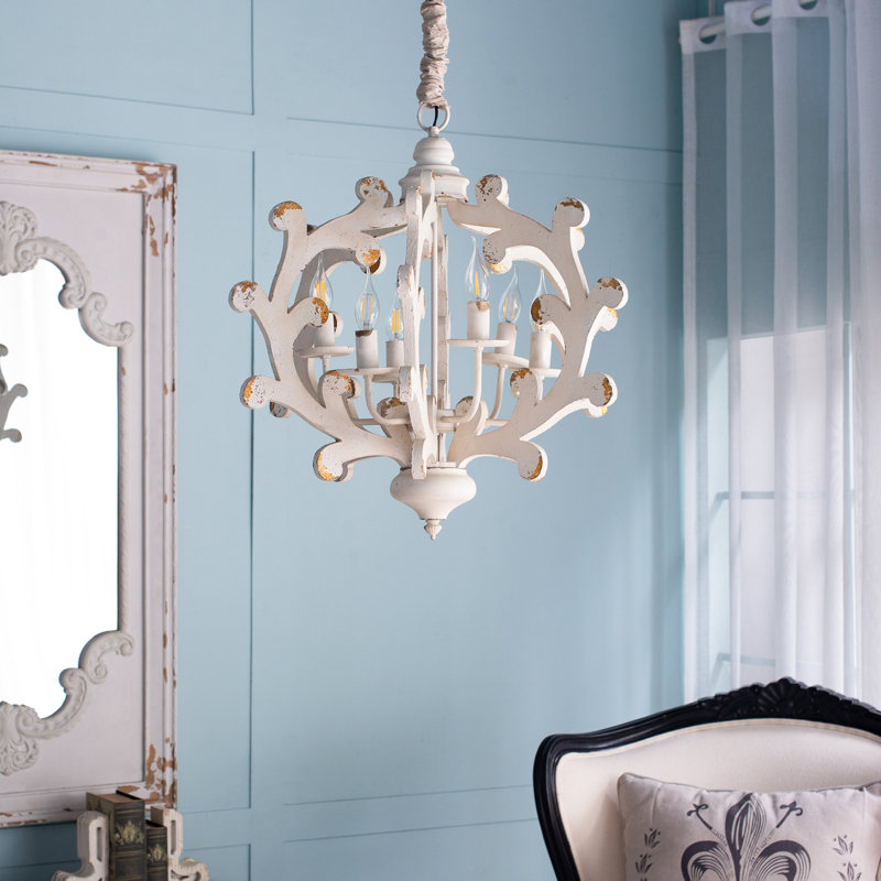 Evelin 6 - Light Dimmable Geometric Chandelier