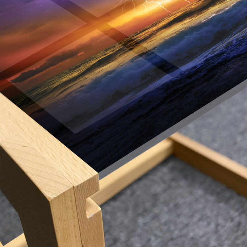 Jahmil Sled Coffee Table, 62cm H x 46cm W x 40cm D
