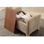 70cm Wide Striped Footstool Ottoman