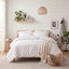 Housse de couette touffetée à rayures Essential Elegance Shabby Elegance GentleSoft ™