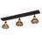Adeva 3 - Light Craftsman Brown Kitchen Island Pendant