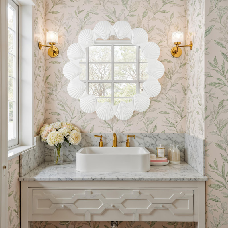 Miroir mural Lindell par Megan Molten