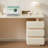 Creamy Style Elegant And Durable Writing Desk