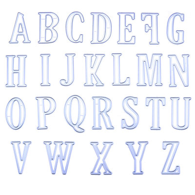 Cutting template 5CM Large Big Alphabet Letters Cutting Dies Stencils Metal For DIY Scrapbooking