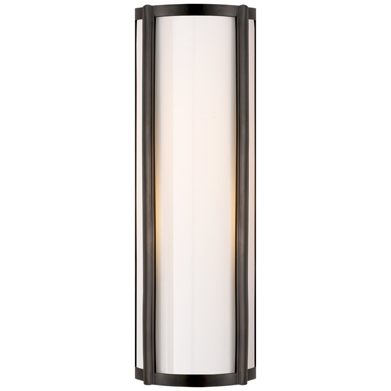 Basil 1 - Light Flush Mounted Sconce, Gun Metal