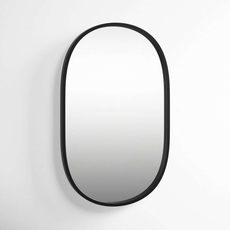 Joss & Main Edmonia Metal Flat Wall Mirror & Reviews | Wayfair