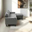 Canapé modulaire 3 places avec rangement et repose-pieds confortable American Design