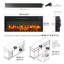 Rosalind Wheeler Black Electric Fireplace Insert-1371809534