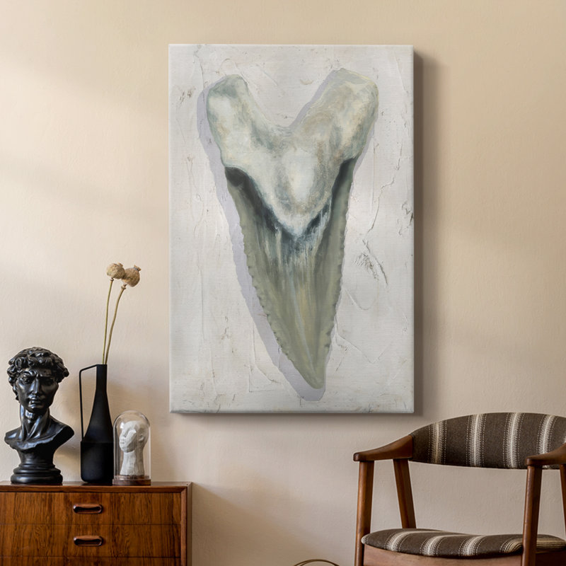 Aquarelle Sharks Tooth II - galerie Cavas sur mesure, H 36 po x l 24 po