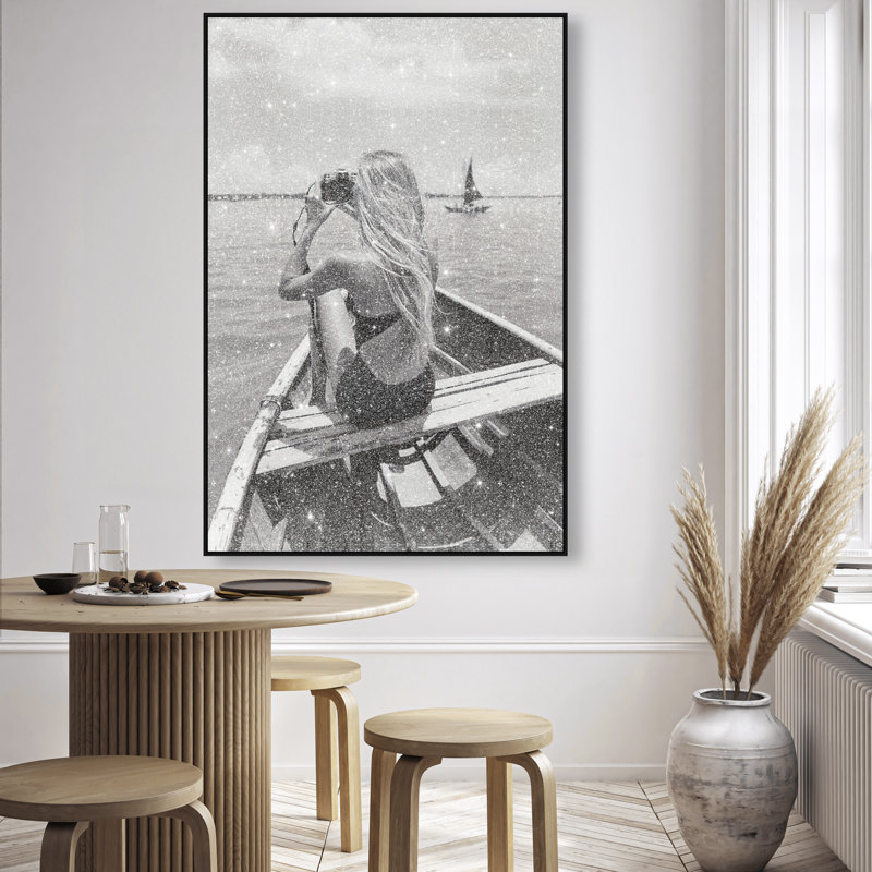 Frame Of Solitude Print by Oliver Gal, 16"H x 11"W, Black Floater Frame