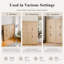 Armoire de rangement autoportante moderne de 67 po de hauteur avec tablettes réglables-129170852-129170855
