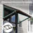 Powder-coated Metal Frame Standing Seam Fixed Window Awning All Weather Protection Door Canopy for Entrance, Windows, Porches, Balconies-126954195-126954194