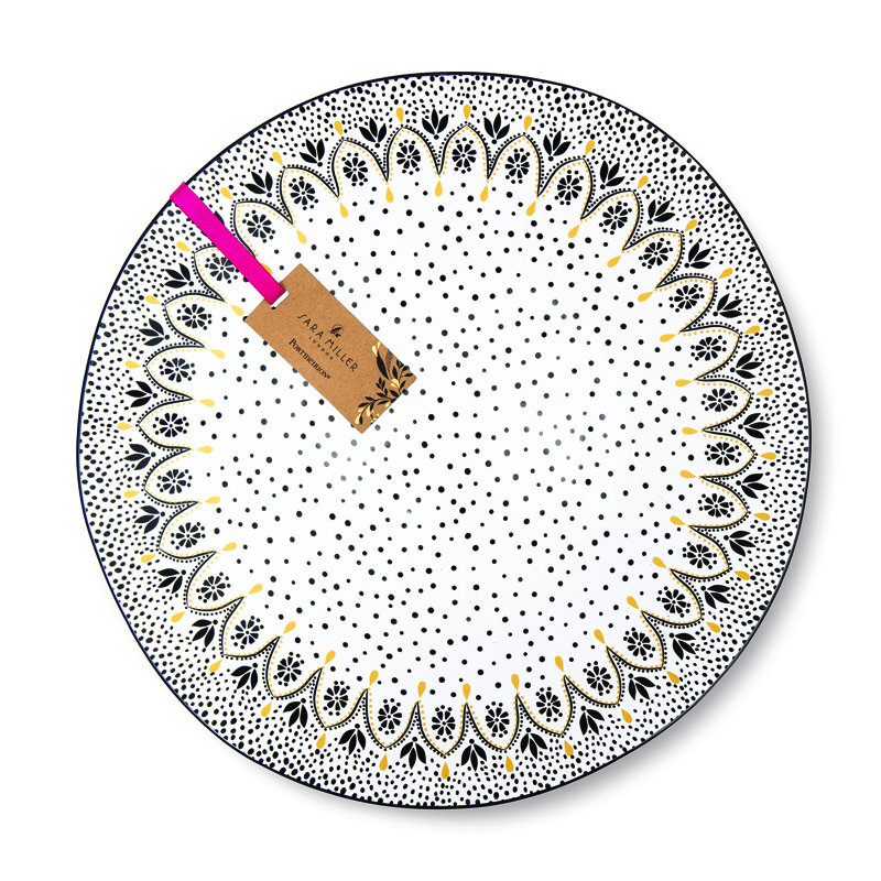 Sara Miller, Artisanne Noir - Serving Bowl