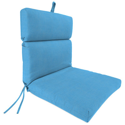 22" x 44" Outdoor Chair Cushion with Ties and Loop
