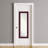 Dunois Solid Wood Rectangle Wall Mirror